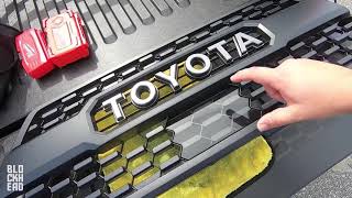 20162019 Tacoma TRD PRO grille grill install (with TSS sensor)