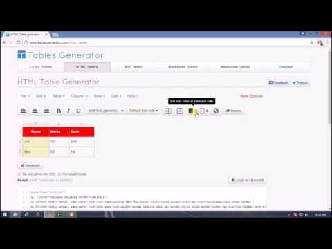 how to create Simple HTML Table in 2 min - YouTube