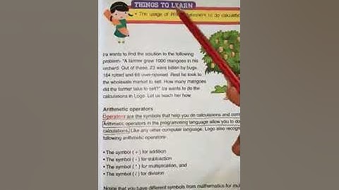 Class-4th Subject-Computer CH.-7 Calculation In Logo(explaining and exercise) P.No.35,36 37,38,39