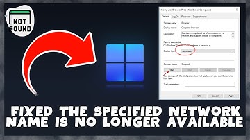 How to Fix the Specified Network Name is No Longer Available Windows 11 (2023)