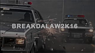 $uicideboy$ Ft. Pouya - BREAKDALAW2k16 Lyric video (Slowed)