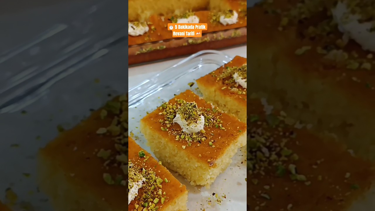 ⏱️ 5 Dakikada Pratik Revani Tarifi 🍰 revani nasıl yapılır? ⏱️ 5 Dakikada Pratik Revani Tarifi 🍰 revani nasıl yapılır?
