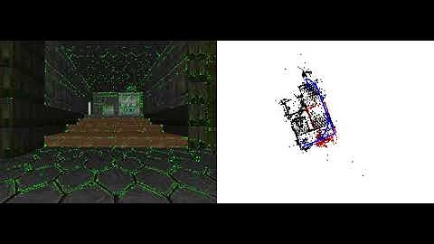 Visual SLAM in VizDoom - Bad Loop Closure
