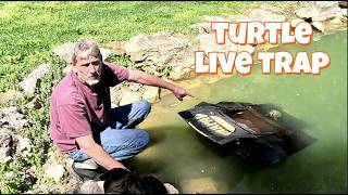 IT ACTUALLY WORKS Live Turtle Trap FOR OUR FARM POND!