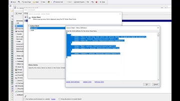 Displaying an "Action Sheet"