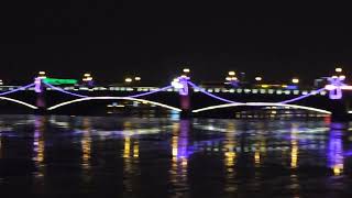Так меняется подсветка Троицкого моста