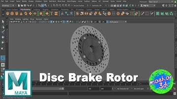 Disc Brake Rotor For Motor Bike | 3D Modeling | Hard surface | Autodesk Maya | No1Trending