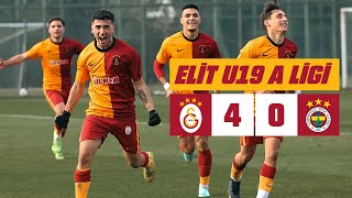 🔴 Galatasaray U19 4-0 Fenerbahçe U19 (U19 Elit A Ligi 1. Grup 15. Hafta)