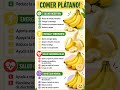 🍌ESTO OCURRE SI COMES PLÁTANO TODOS LOS DÍAS 👀