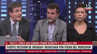 Uruguay negociará por fuera del Mercosur. Tras el cruce de Fernández y Lacalle Pou.