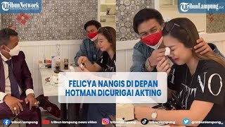 Video Artis Felicya Angelista Nangis di Depan Hotman Dicurigai  Akting @TRIBUN LAMPUNG NEWS VIDEO