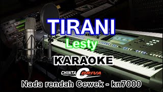 karaoke tirani lesty nada rendah cewek kn7000