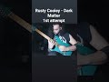 Rusty Cooley - Dark Matter (1st attempt) #guitarist #guitarsolo #metal #shred #guitarcover