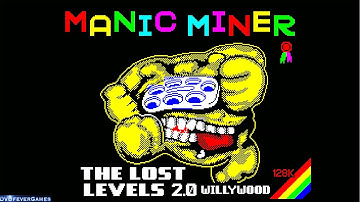 MANIC MINER: THE LOST LEVELS 2.0 (2025) - 128K ZX Spectrum 2025 game! Gameplay! - DVDfeverGames