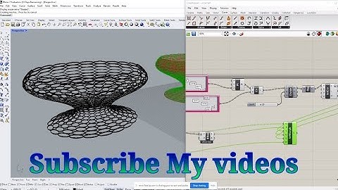 #Rhino 7 simple model in grasshopper | How to use genepool, divide curve and domins in grasshopper.