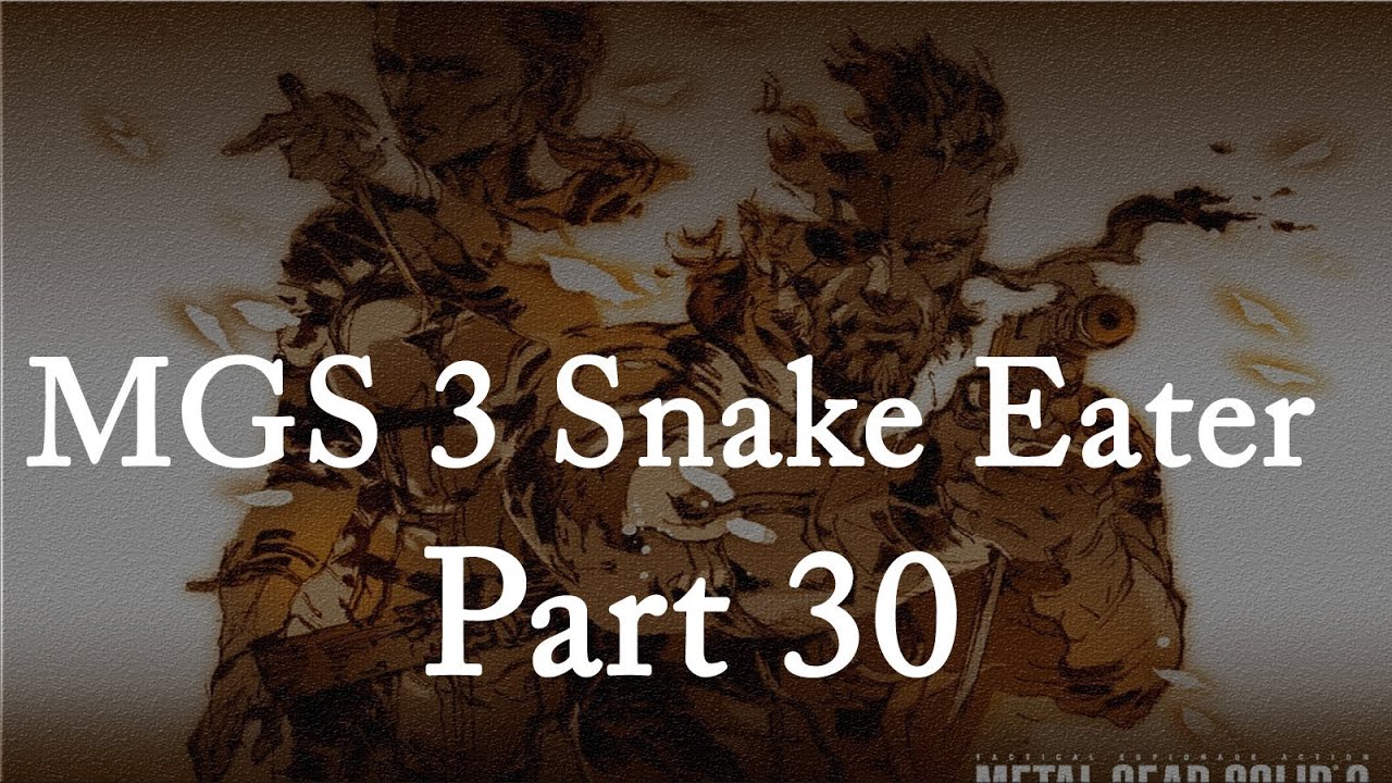 shooting in dc Metal Gear Solid 3; Snake Eater HD - Part 30 Cave Behind The Waterfall