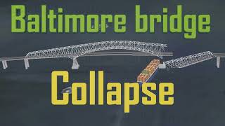 Baltimore Bridge Collapse Animation | Francis Scott Key Bridge