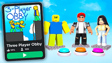 ROBLOX 3 PLAYER OBBY BUT I HAVE NO FRIENDS...