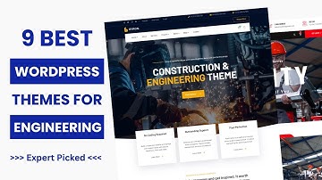 9 Best Engineering WordPress Themes 2025 | Industrial WordPress Themes