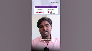 How Top Embedded Training Helped Nikhilesh Land a Job at LG Soft | Inspiring Success Story