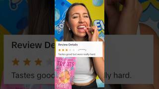 We saw your BAD REVIEWS so we had to do this 🤫🫣 #globos #freezedriedcandy #snackreview #tastetest