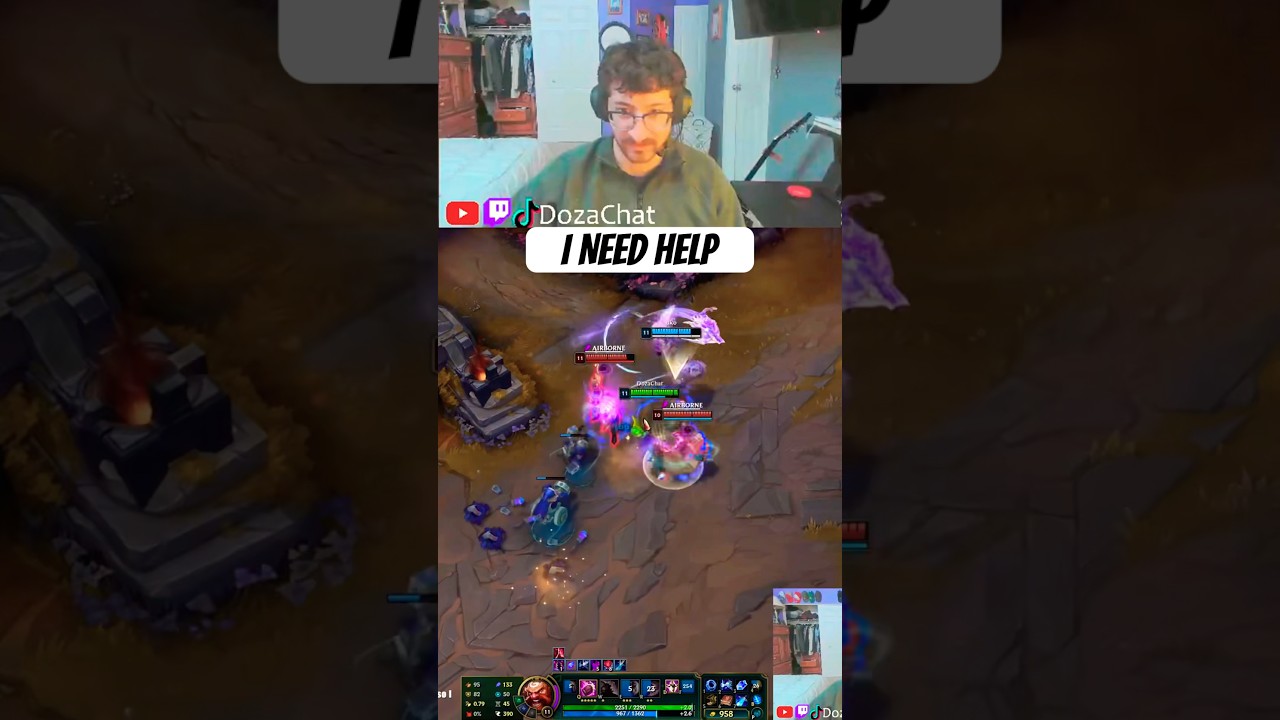 Called the bat signal and the Batman answered #streamer #clips #funny #fyp #gaming #leagueoflegends