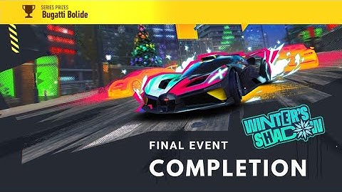 NFS No Limits - Winter Shadow [Bugatti Bolide] Final Event Completion