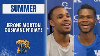 Jerone Morton, Ousmane N'Diaye talk summer practice, coming to Kentucky, and more