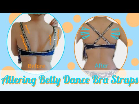 Magic strap placement for gaping bra cups belly dance 5 - SPARKLY
