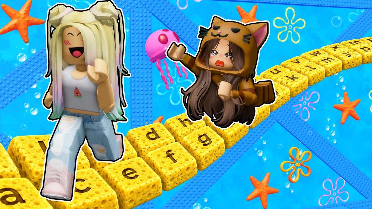 Cada SEGUNDO +1 de VELOCIDAD en el OBBY de TECLADO ASMR BAJO el AGUA en Roblox con Mandarina