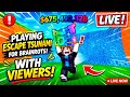 ESCAPE TSUNAMI 🌊 LIVE 🔴 With Viewers! Roblox Brainrot Madness 😱