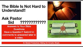 Ask Pastor Sid:  'A Fool and His Money are Soon Departed.' by Dr. Stewart Productions 4 views 5 days ago 2 minutes, 40 seconds