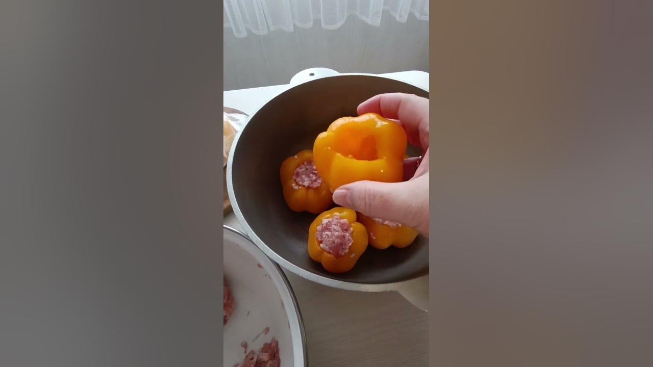 Перец "Фон барон" после разморозки. - YouTube
