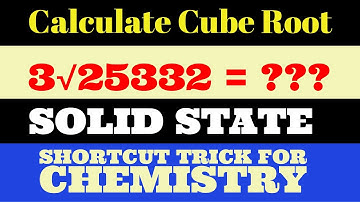 CUBE ROOT CALCULATION, solid state cube root trick, without calculator cube root calculation trick