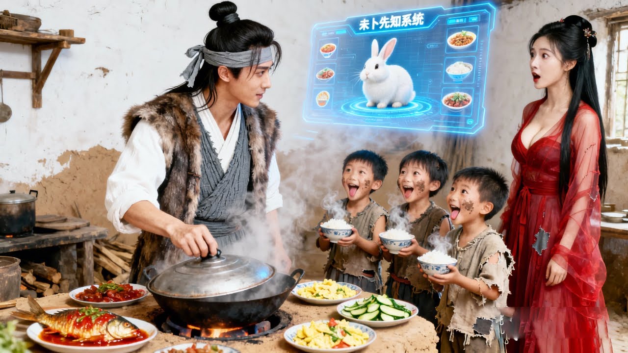 窮小夥意外穿越到災荒年，覺醒“未卜先知系統”，全村餓的啃樹皮，我卻帶著全家頓頓吃肉，打臉所有看不起我的人！ #男頻#逆襲#爽劇#戰神#反轉#打臉#下山#神醫#超能力#萌娃