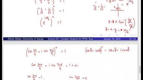 2 (b) Complex Analysis for PPSC | Suppose Math with Akhtar Abbas