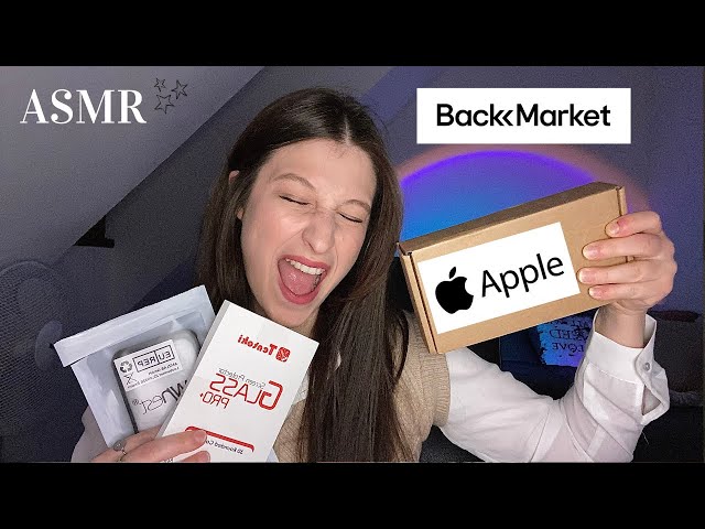 ASMR FR - UNBOXING IPHONE✨(BACKMARKET)
