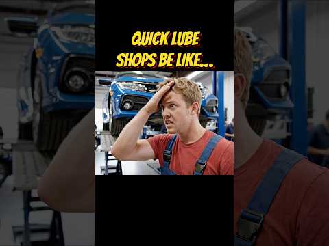 Quick Lube Shops Be Like… 🔧 #mechanic #wrenching #carenthusiast