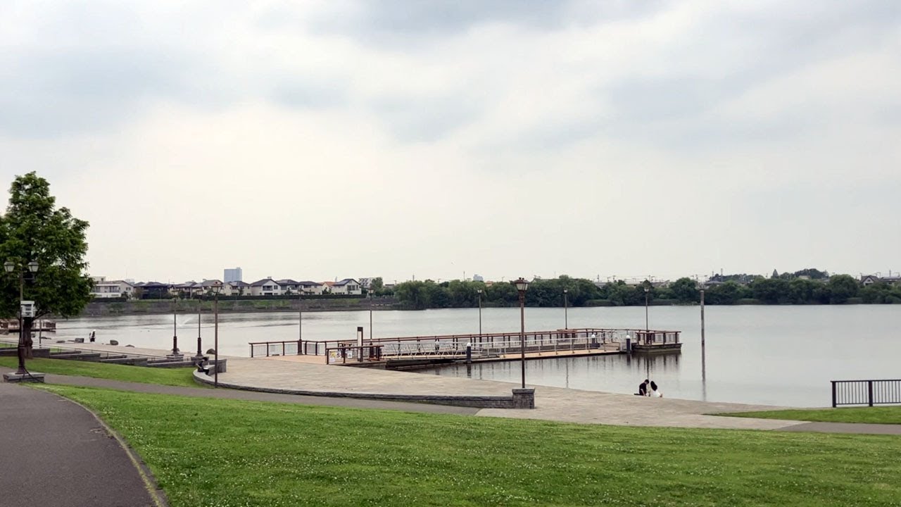 越谷レイクタウンで魚釣り！