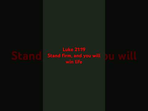 Stand firm in the Lord