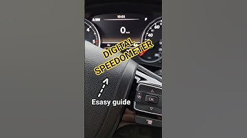 How to set up Digital speedometer on Volkswagen Touareg
