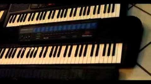 Kris Nicholson Shows Off Casio CT Casiotone & Tonebank Line Of Keyboards In His Collection.MPG