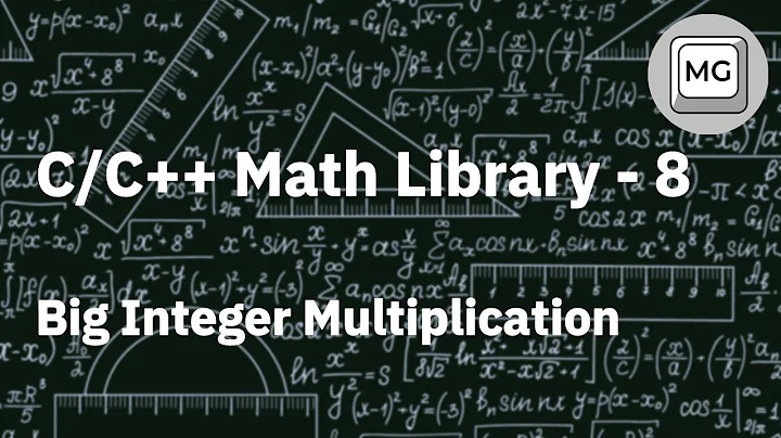 C/C++ Math Library - 8 - Big Integer Multiplication