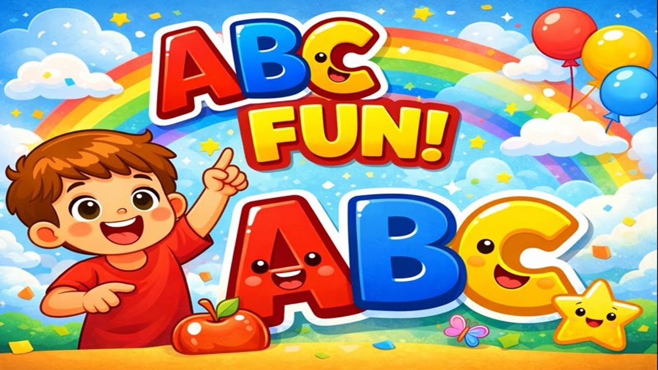 🎨 ABC FUN TIME! Learn A–Z Alphabet for Kids with Colors 🎵|