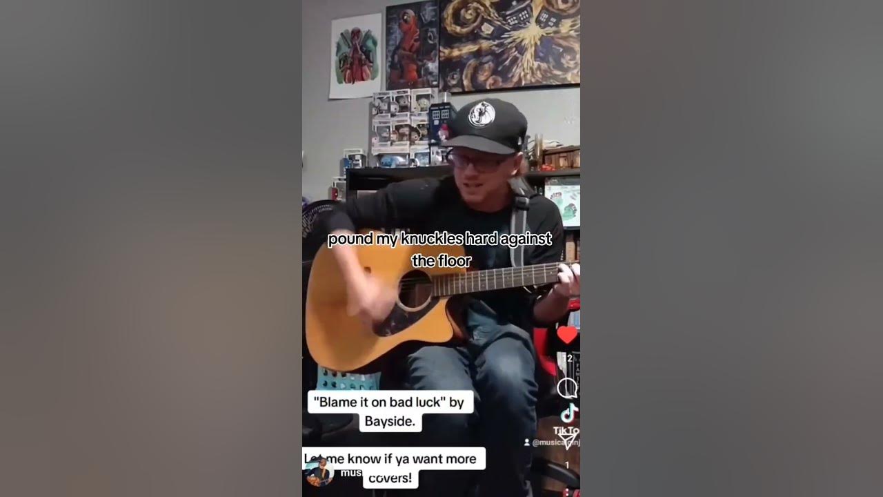 Bayside Blame It On Bad Luck Lyrics Noah Sorrell - Bayside - Blame It On Bad Luck #bayside #cover #guitar #