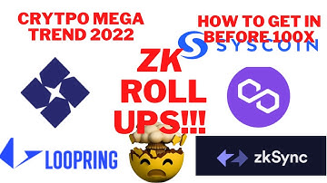 ZK Rollups -  Crypto Mega Trend 2022