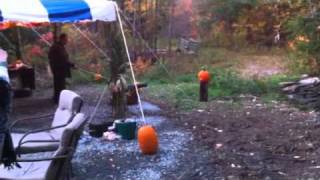 Cannon vs pumpkin