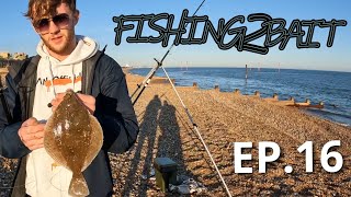 Shoreham Beach Sea Fishing UK - FLAT FISH FRENZY !! A Hiltz loves the PLAICE