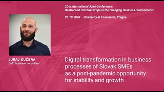 Digital transformation in business process of Slovak SMEs as a post-pandemic opportunity for growth