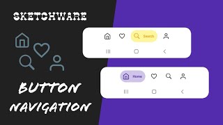 Button Navigation ui design | PGS Studio | Sketchware | UI Designer screenshot 3